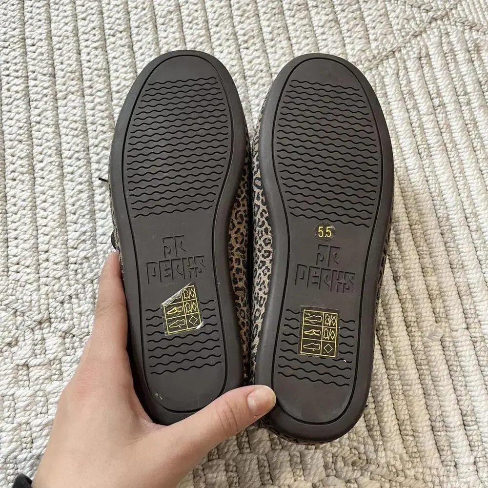 Jeffrey Campbell Boast Boat Shoe in Tan Black Cheetah Suede